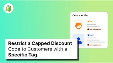 How to Restrict a Discount Code by Customer Tag in Shopify (Capped Discount Tutorial)