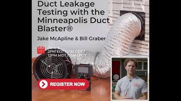 Duct Leakage Testing Basics