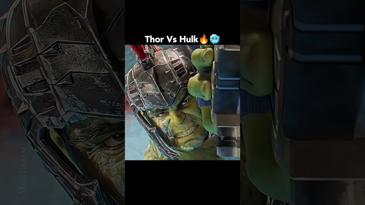 Hulk Vs God of thunder without hammer 🔥😱One of the best fight scene 🔥🥶