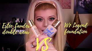 Estee Lauder double wear ? w7 Legend foundation. Είναι όντως ίδια; /Δροσιά Φωτεινή /