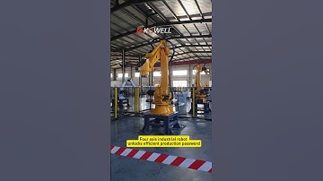 Four axis industrial robot unlocks efficient production password#factory #industrialrobotics