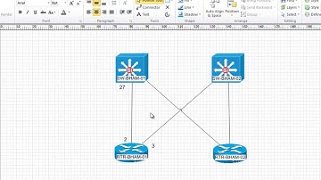 Visio network diagrams with intelligent network connector