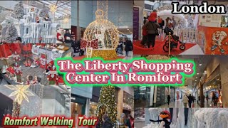 London walking Tour in Romfort | The Liberty Shopping Center Romford | December 2023