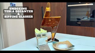 Tesla Decanter & Sipping Glasses Unboxing