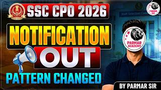 Ssc Cpo 2026 Notification Out Major Changes