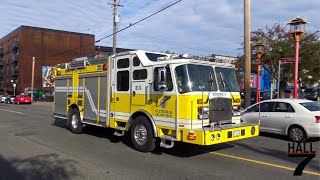 Victoria Fire Department - Engine 3 & Rescue 1 Responding/Arriving