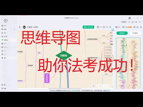 Edraw Max/Mindmaster亿图脑图-Mindmaster-海量法学考试笔记导图总结