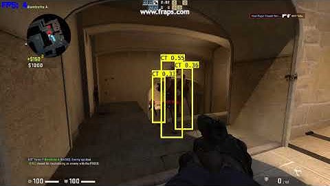 YOLOv3 model to detect terrorists and counter-terrorists of CS:GO