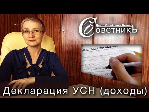 Как заполнить декларацию по УСН (доходы)