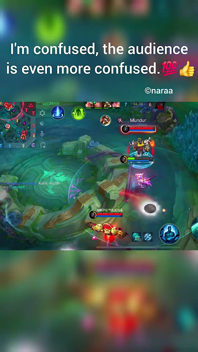 I'm confused, the audience is even more confused.💯👍 #mobilelegends #mobilelegendsbangbang #mlbb #ml