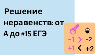картинка: Решение неравенств: от основ  до ЕГЭ