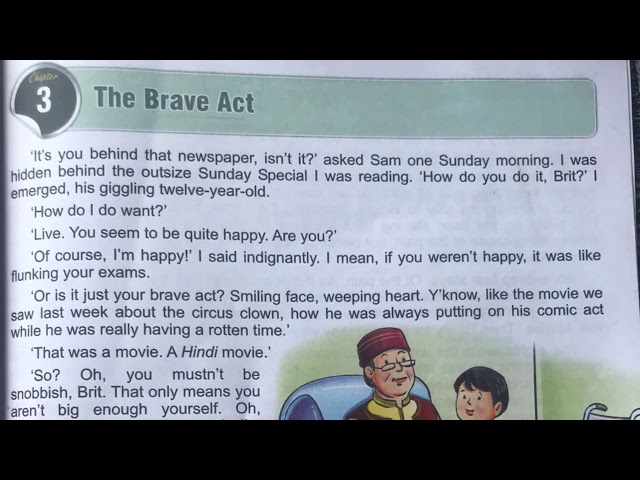 Class-7. English, lesson -3 The Brave act (part-1) - YouTube