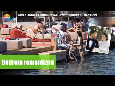 Sinan Akçıl ve Burcu Kıratlı'nın Bodrum romantizmi