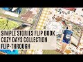 Simple Stories Flip Book | Cozy Days Collection | Flip-Through and Project Share