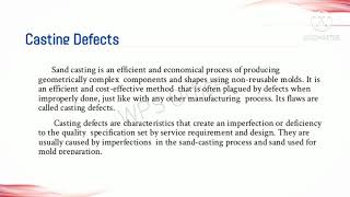 Foundry and Casting - Casting Defects