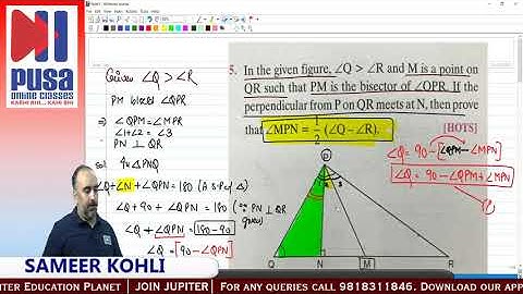 Class 9 Mathematics | Doubts of lines and angles | by Sameer Kohli