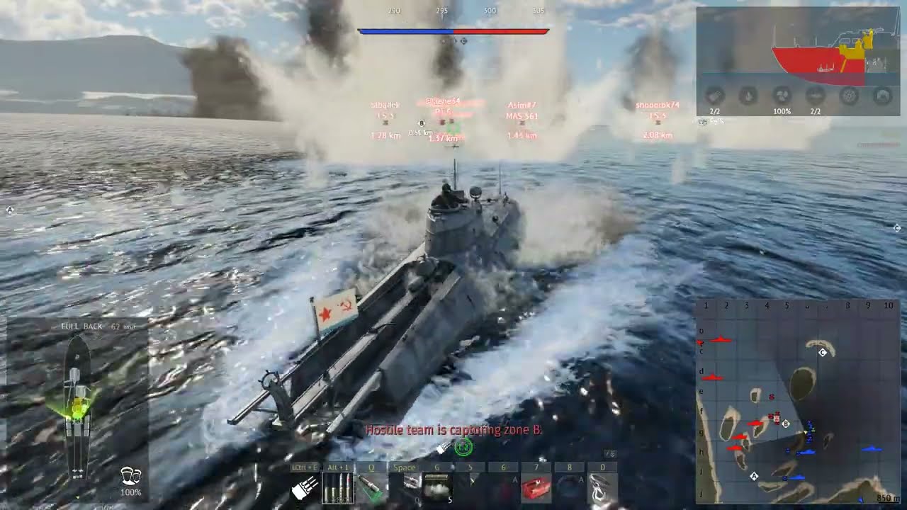 War Thunder; G-5 (ShVAK); This boat doesn't have to be played aggressively; Naval Arcade