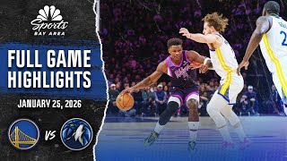 Warriors vs. Timberwolves highlights: Top plays in Golden State's 111-85 win | NBC Sports Bay Area