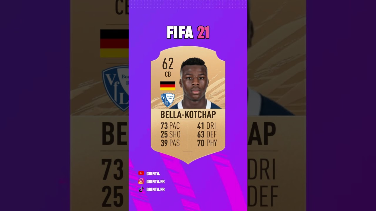 L'évolution FIFA d'Armel Bella-Kotchap !