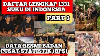 Daftar Nama Suku Di Indonesia Beserta Asal Daerahnya  - Pelajaran Sekolah (bag. 3)