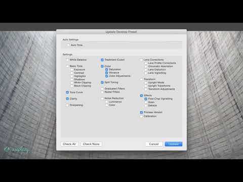 Updating existing presets in Lightroom Classic