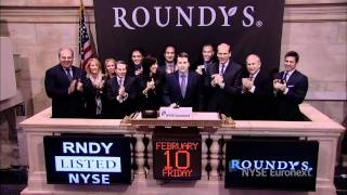 Roundy's Celebrates IPO rings the NYSE Opening Bell
