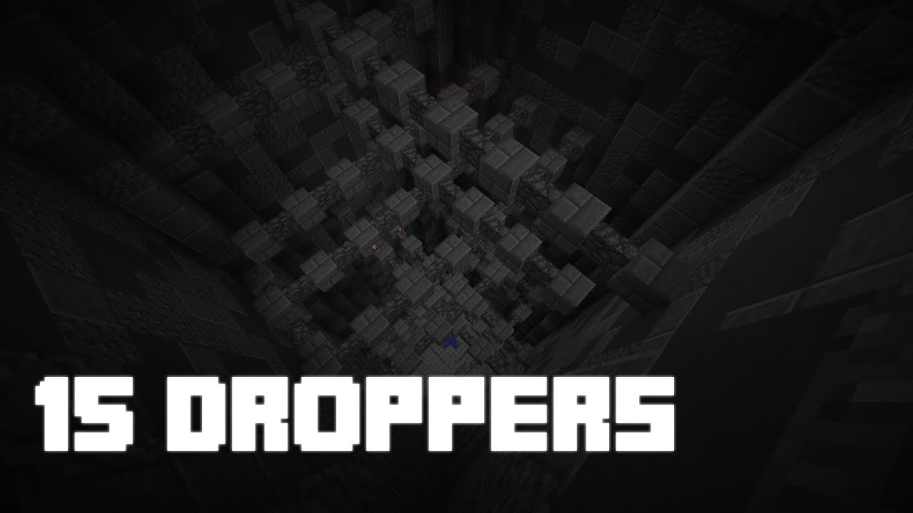 15 Droppers Minecraft Dropper Map YouTube
