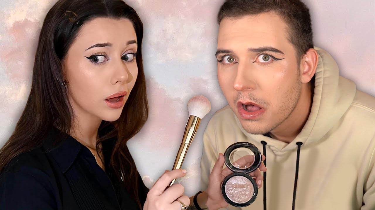 i did my bf's makeup! [ ft. juicy ]