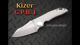 Kizer John Gray GPB1: Monster Tactical Folder Blade to Use and Impress!