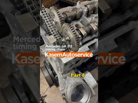 علامات سلسلة التوقيت لمرسيدس Timing KasemAutoservice Mercedes New Engine Timing Chain Cdi