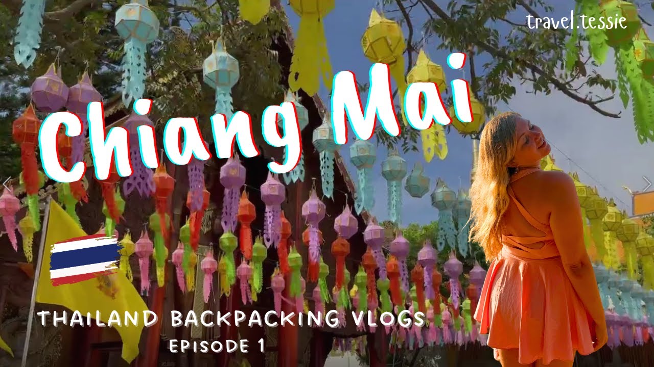 Exploring Chiang Mai Temples & Meeting Elephants! Thailand Travel Vlog