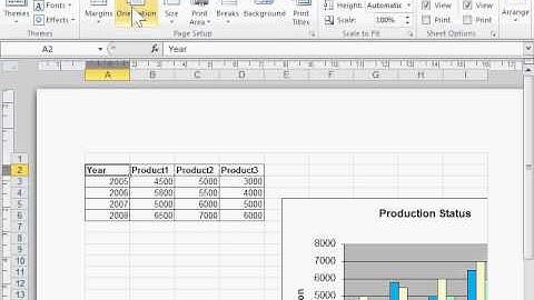 Set Page Margins in Page Layout View - Excel 2010