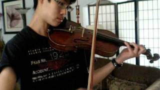 Justin plays wohlfahrt book 1 number 1.AVI