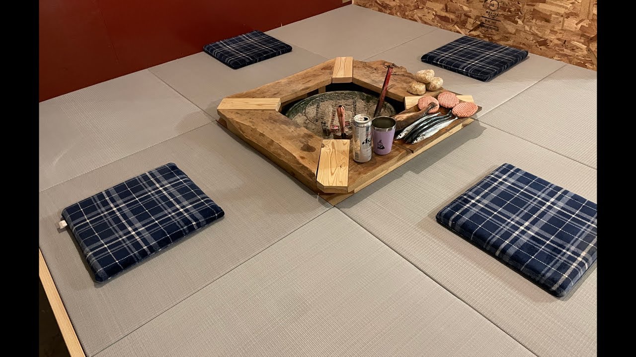 本格的囲炉裏お披露目ライブ - YouTube