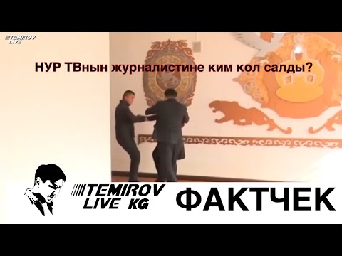 Журналисттерге кол салган