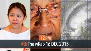 Fvrs Advice, Trillanes And Binay, Typhoon Nona 12Pm Wrap