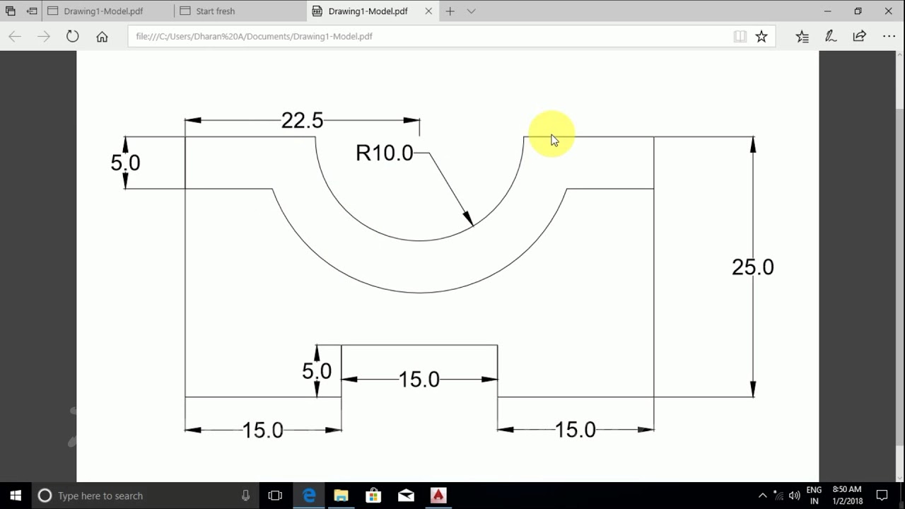 How To Draw A Simple House In 2d Using Autocad - vrogue.co