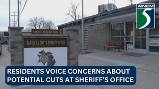 Residents voice opinions about potential cuts at Isabella Co. Sheriff's Office