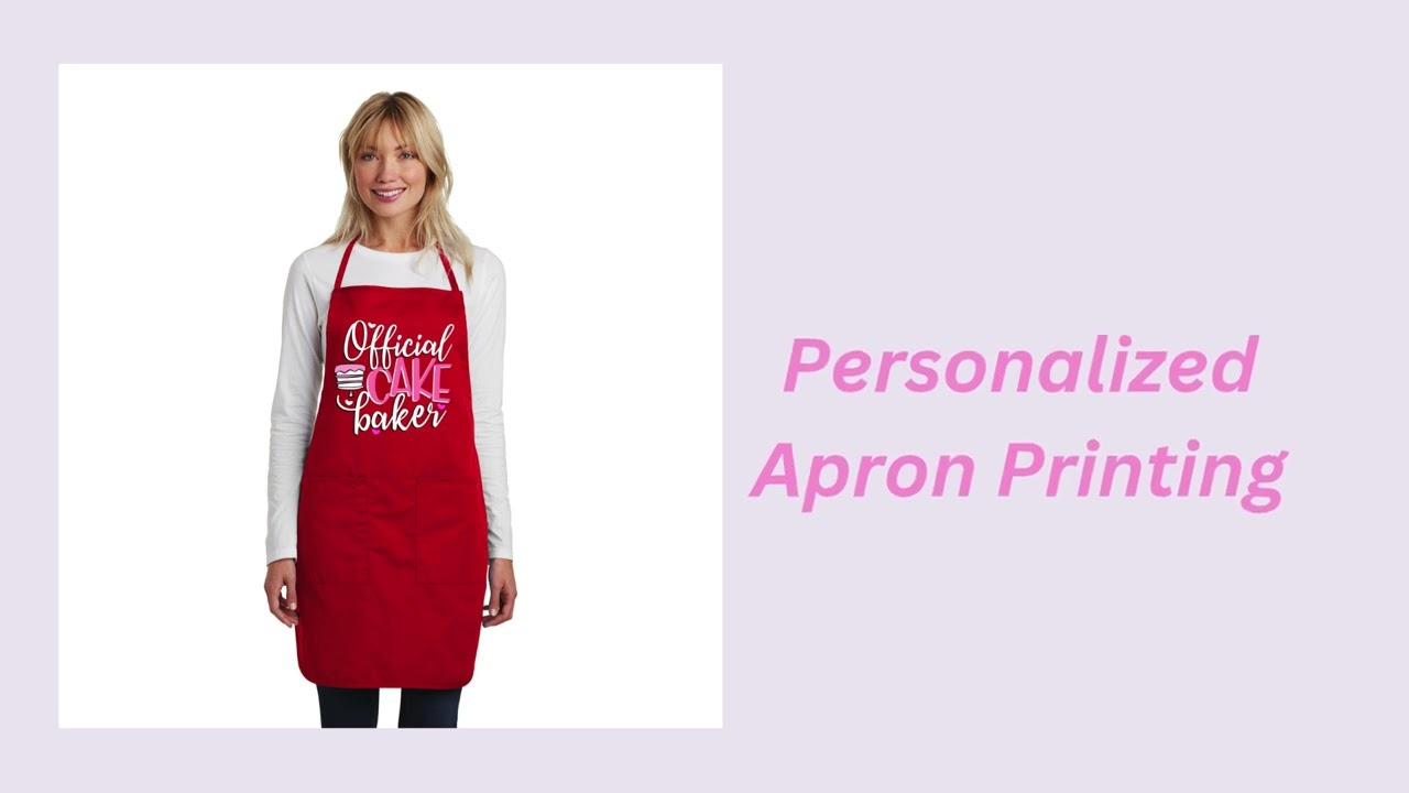 Personalized Apron PrintingOffer: Buy one, get one 20% off on apron orders!- T Shirt Printing London