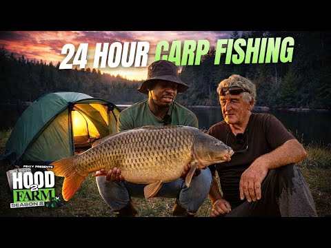 24 HOURS Carp Fishing Overnight… Will i Catch One? - ft Gary Bayes Hood2Farm Ep7 S2 #carpfishing