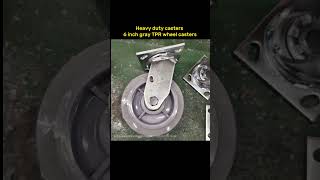 Heavy duty casters 6 inch gray TPR wheel casters  #casterwheel  #casters  #factory  #manufacturers