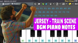 Miniatura de vídeo de "JERSEY - Train Scene || Piano Full Tutorial || With Notes || Walkband"