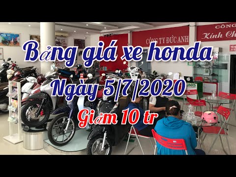 Báo giá xe HONDA cuối tuần ngày 5/7/2020 mới nhất || ducanh1005