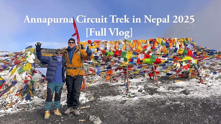 Annapurna Circuit Trek in Nepal 2025 [Full Vlog]