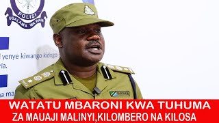 Watu Watatu Washikiliwa Na Jeshi La Polisi Kwa Tuhuma Za Mauaji Morogoro.