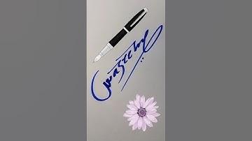 Calligraphy art #waseem #name #shorts