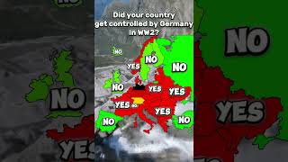 Did Your Country Get Controlled By Germany In WW2? #shorts #history #maps #edit