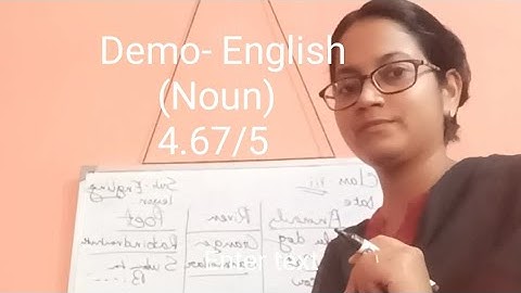 🎯Demo - Noun||যে Demo দিয়ে আমি 4.67/5 পেয়েছিলাম🙂||Primary interview|| #wb #primary #interview 