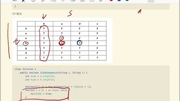 贾考博 LeetCode 392. Is Subsequence - 好吧, 如果你非要用dp的话！