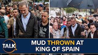 Mud And Insults Hurled At Spanish King Over Flood Response